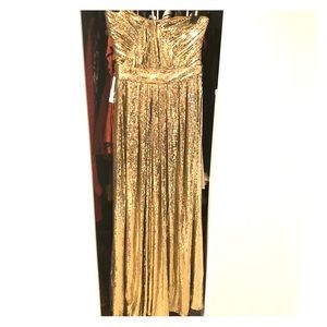 Badgley Mischka Dress - Gold